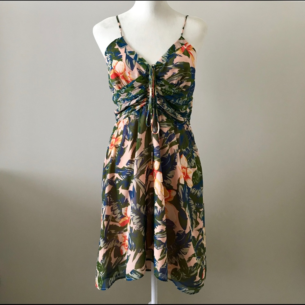 Floral print dress